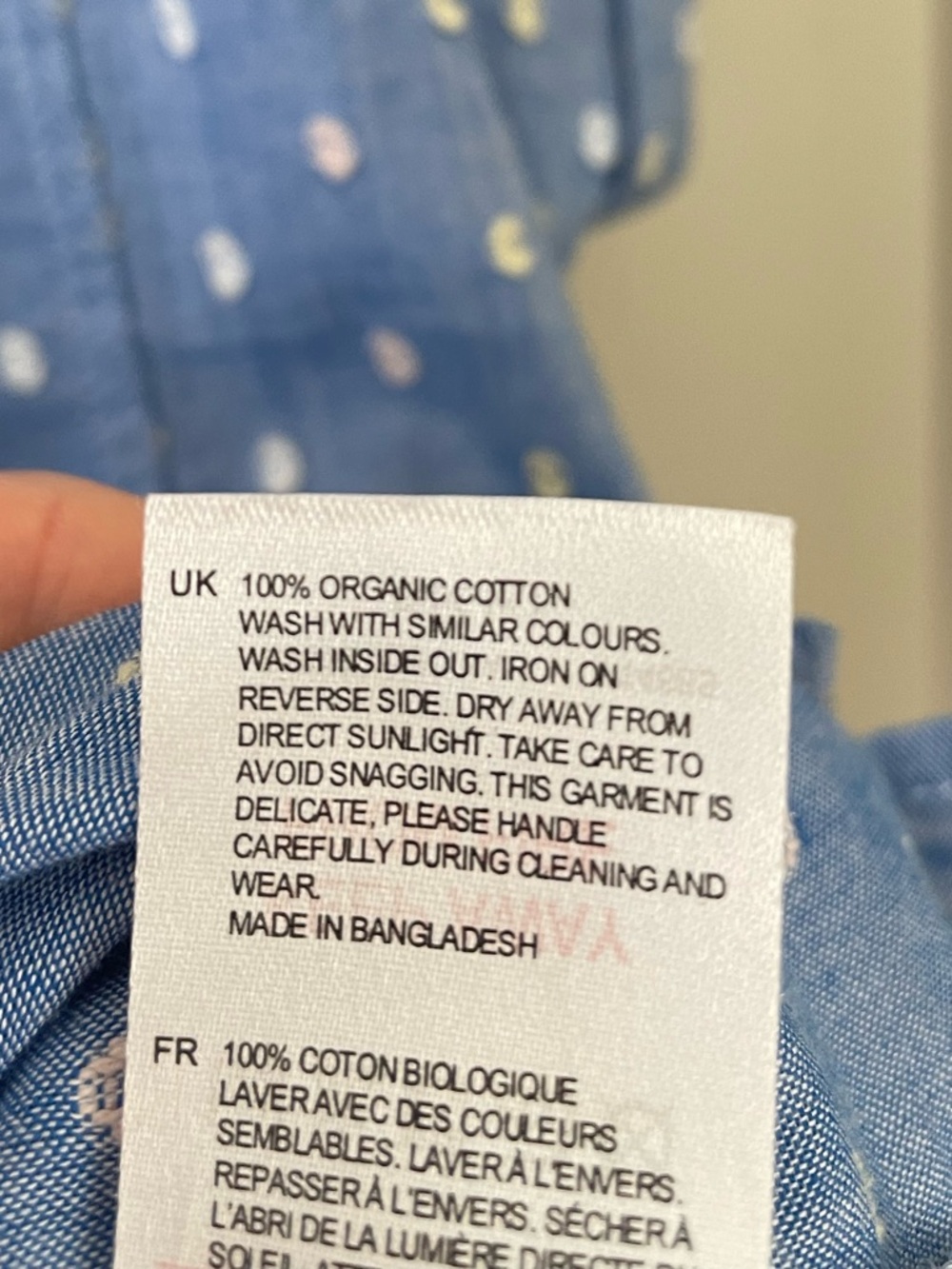 White Stuff Ellie Organic Cotton Shirt Size UK 12 US8 Cottagecore Coastal Spring - Picture 11 of 11